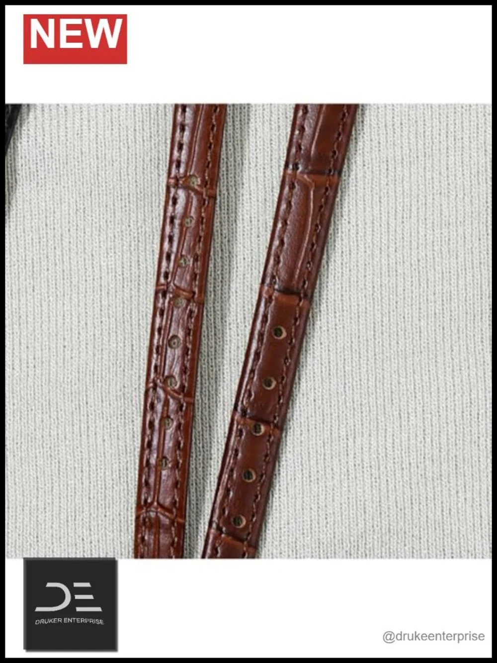 Elegant Oval Dial Quartz Watch with Leather Strap - Water Resistant